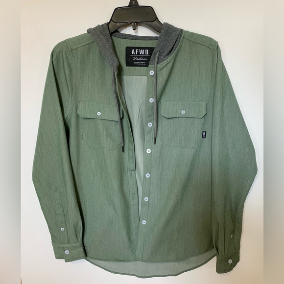 Hooded Chambray Jacket (Lightweight) - Picture 1 of 8